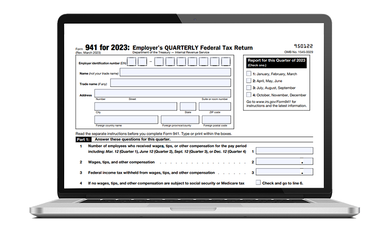 Form 941 for 2023